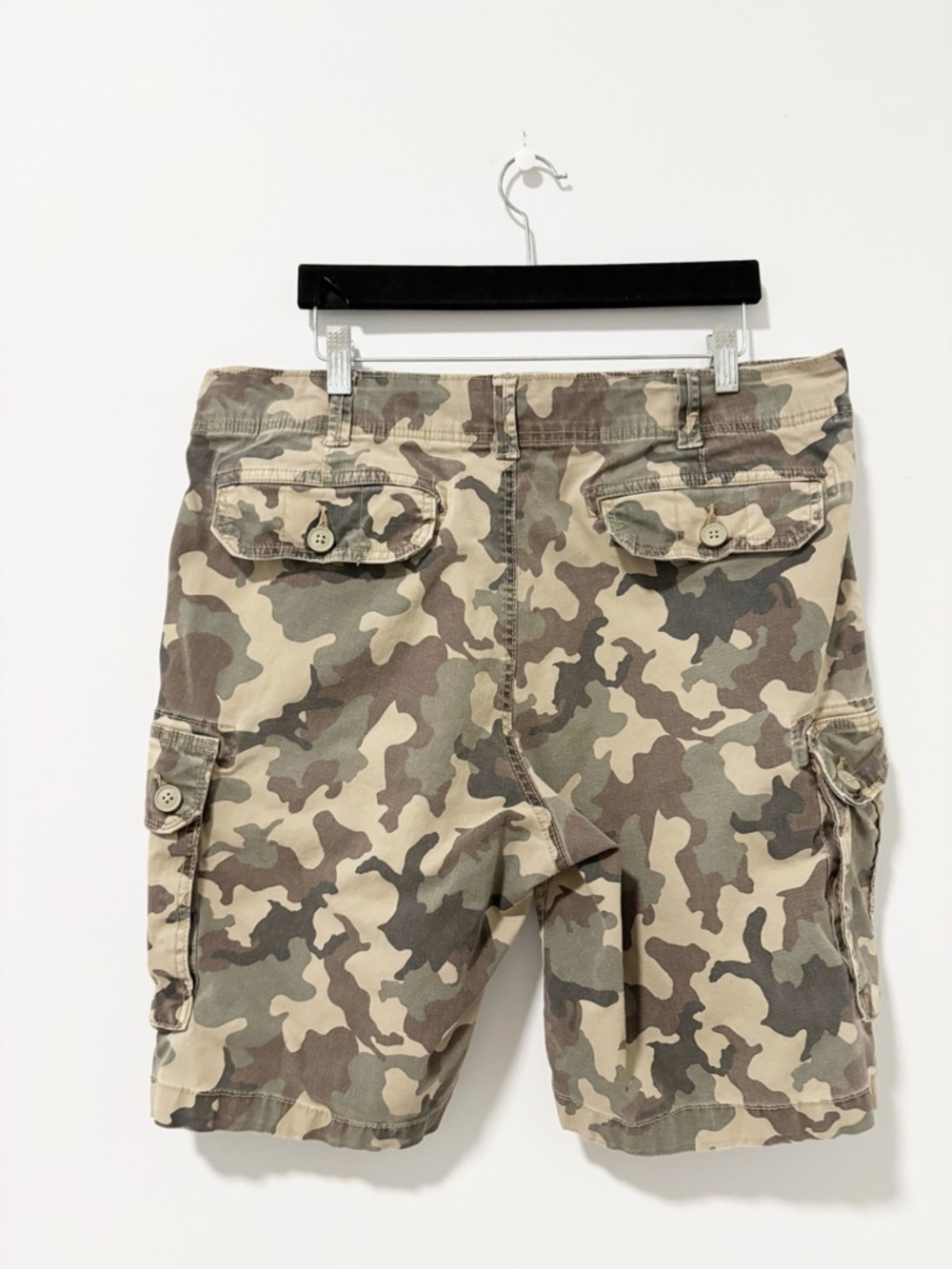 Sonoma The Everyday Camo Cargo Shorts Mens Size 38 Green Gorpcore Outdoor Casual - Picture 5 of 9